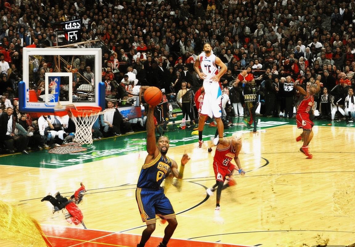 2009年NBA詹姆斯韦德巅峰对决：篮球传奇盛宴(图3)